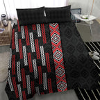 Roimata Toroa Maori Taniko Inspired New Zealand Bedding Set