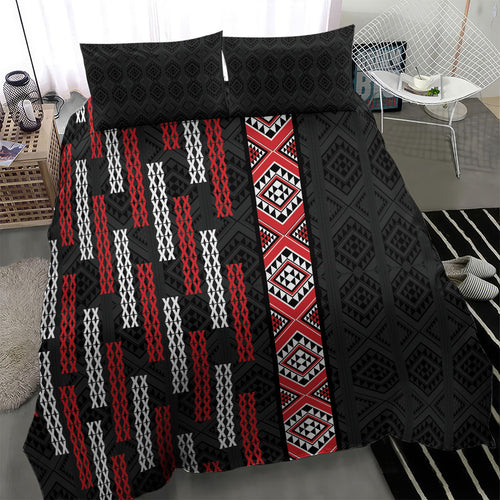 Roimata Toroa Maori Taniko Inspired New Zealand Bedding Set
