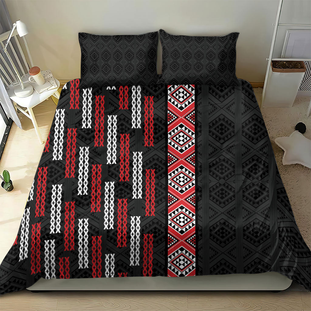 Roimata Toroa Maori Taniko Inspired New Zealand Bedding Set