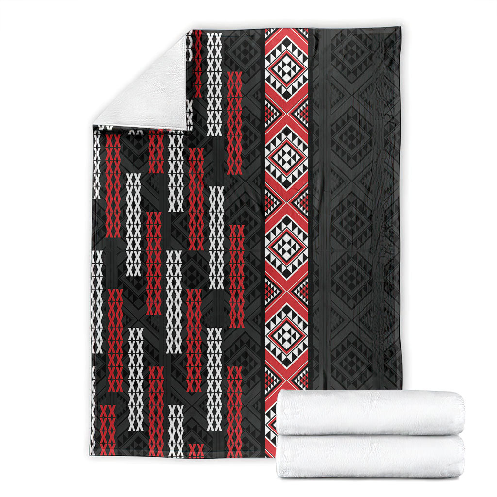 Roimata Toroa Maori Taniko Inspired New Zealand Blanket