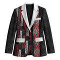 Roimata Toroa Maori Taniko Inspired New Zealand Blazer