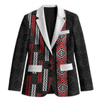 Roimata Toroa Maori Taniko Inspired New Zealand Blazer
