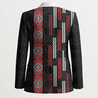 Roimata Toroa Maori Taniko Inspired New Zealand Blazer
