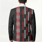 Roimata Toroa Maori Taniko Inspired New Zealand Blazer