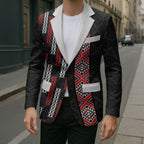 Roimata Toroa Maori Taniko Inspired New Zealand Blazer
