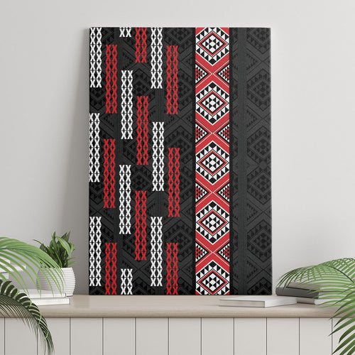 Roimata Toroa Maori Taniko Inspired New Zealand Canvas Wall Art