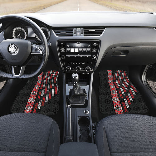 Roimata Toroa Maori Taniko Inspired New Zealand Car Mats