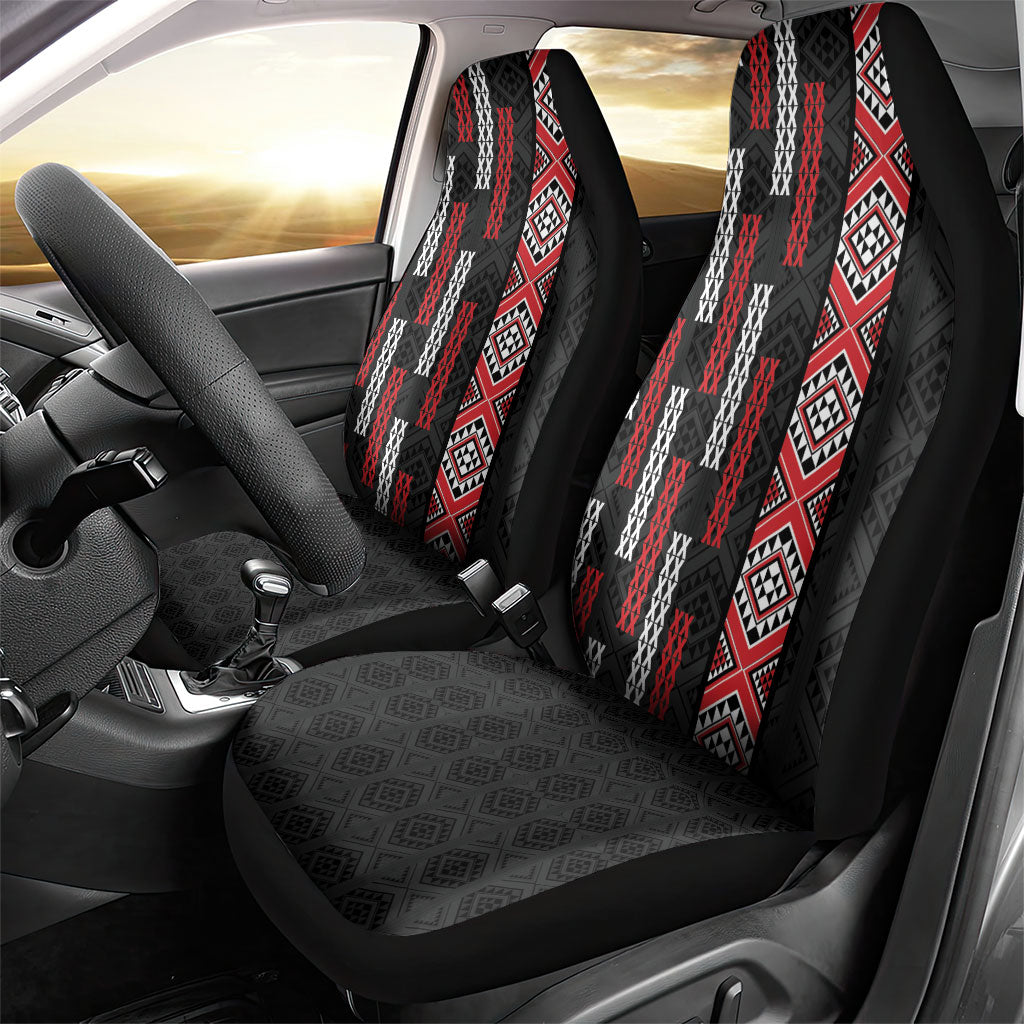 Roimata Toroa Maori Taniko Inspired New Zealand Car Seat Cover