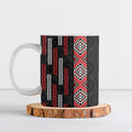 Roimata Toroa Maori Taniko Inspired New Zealand Ceramic Mug