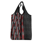 Roimata Toroa Maori Taniko Inspired New Zealand Grocery Bag