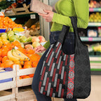 Roimata Toroa Maori Taniko Inspired New Zealand Grocery Bag