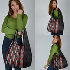 Roimata Toroa Maori Taniko Inspired New Zealand Grocery Bag