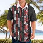Roimata Toroa Maori Taniko Inspired New Zealand Hawaiian Shirt