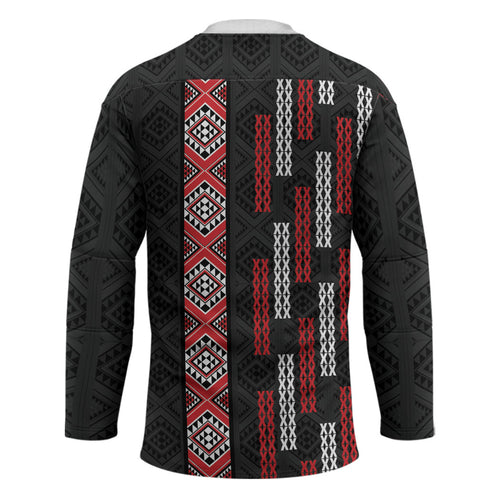 Roimata Toroa Maori Taniko Inspired New Zealand Hockey Jersey
