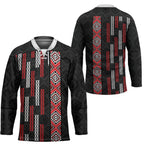 Roimata Toroa Maori Taniko Inspired New Zealand Hockey Jersey