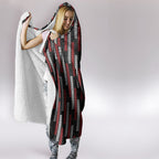 Roimata Toroa Maori Taniko Inspired New Zealand Hooded Blanket
