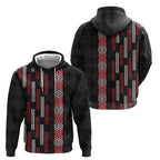 Roimata Toroa Maori Taniko Inspired New Zealand Hoodie