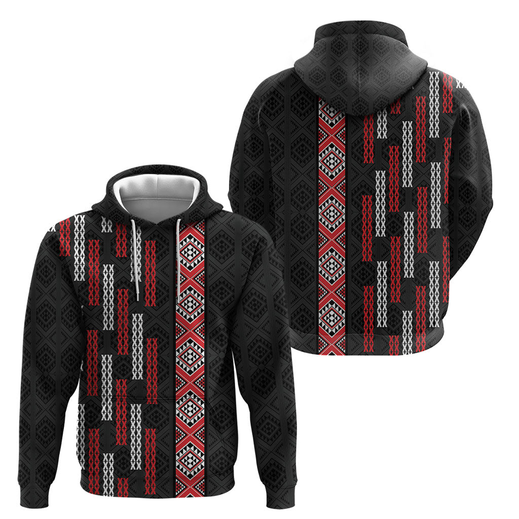 Roimata Toroa Maori Taniko Inspired New Zealand Hoodie