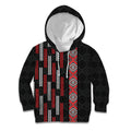 Roimata Toroa Maori Taniko Inspired New Zealand Kid Hoodie