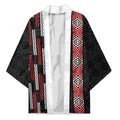 Roimata Toroa Maori Taniko Inspired New Zealand Kimono