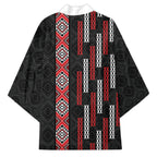 Roimata Toroa Maori Taniko Inspired New Zealand Kimono