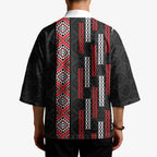 Roimata Toroa Maori Taniko Inspired New Zealand Kimono