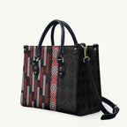 Roimata Toroa Maori Taniko Inspired New Zealand Leather Bag