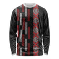 Roimata Toroa Maori Taniko Inspired New Zealand Long Sleeve Shirt