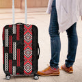 Roimata Toroa Maori Taniko Inspired New Zealand Luggage Cover