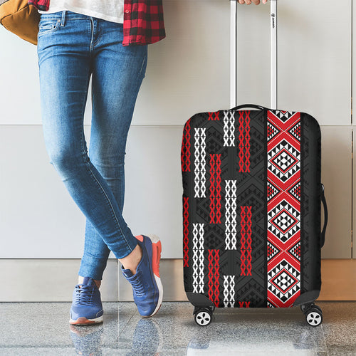 Roimata Toroa Maori Taniko Inspired New Zealand Luggage Cover