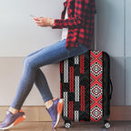 Roimata Toroa Maori Taniko Inspired New Zealand Luggage Cover