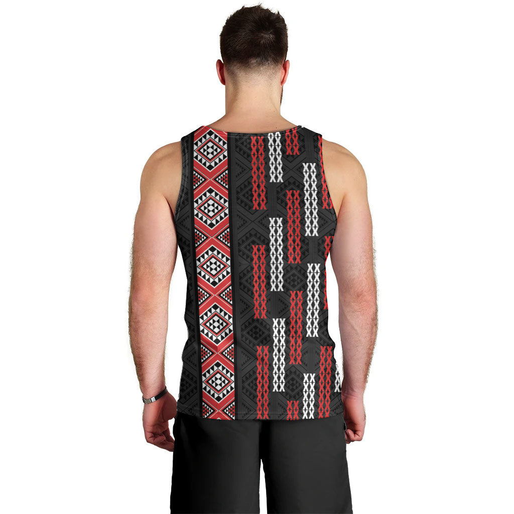 Roimata Toroa Maori Taniko Inspired New Zealand Men Tank Top