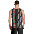 Roimata Toroa Maori Taniko Inspired New Zealand Men Tank Top