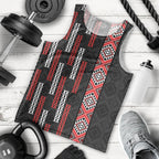 Roimata Toroa Maori Taniko Inspired New Zealand Men Tank Top