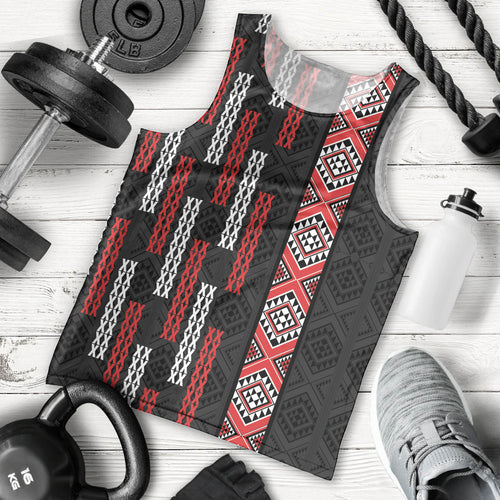 Roimata Toroa Maori Taniko Inspired New Zealand Men Tank Top