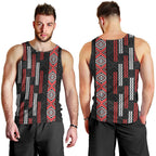 Roimata Toroa Maori Taniko Inspired New Zealand Men Tank Top