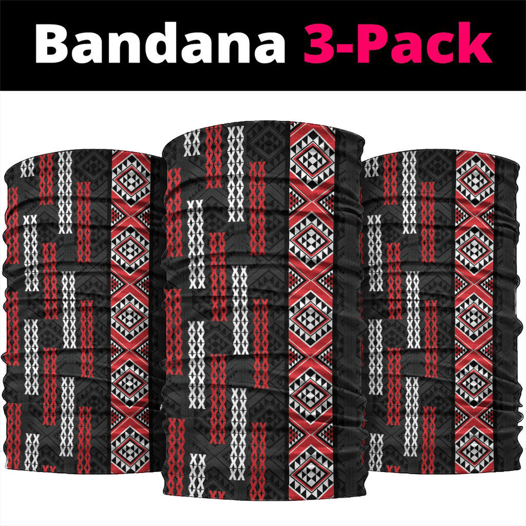 Roimata Toroa Maori Taniko Inspired New Zealand Neck Gaiter