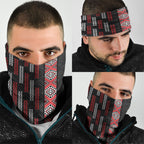 Roimata Toroa Maori Taniko Inspired New Zealand Neck Gaiter