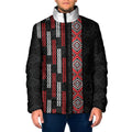 Roimata Toroa Maori Taniko Inspired New Zealand Padded Jacket