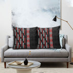 Roimata Toroa Maori Taniko Inspired New Zealand Pillow Cover