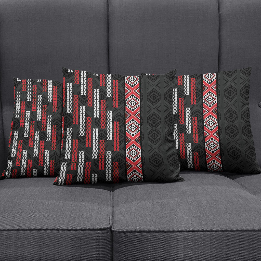 Roimata Toroa Maori Taniko Inspired New Zealand Pillow Cover