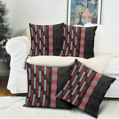 Roimata Toroa Maori Taniko Inspired New Zealand Pillow Cover