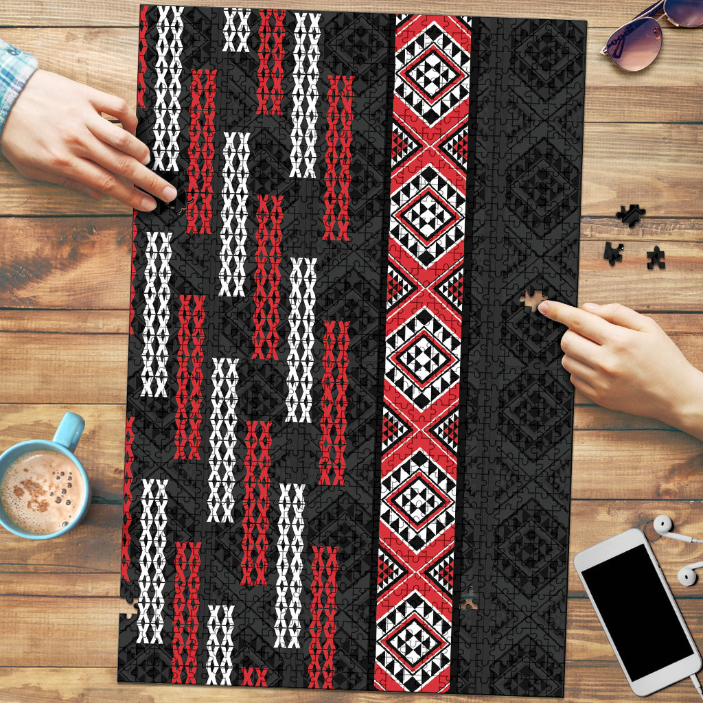 Roimata Toroa Maori Taniko Inspired New Zealand Puzzle