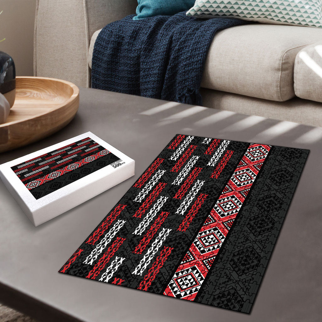 Roimata Toroa Maori Taniko Inspired New Zealand Puzzle