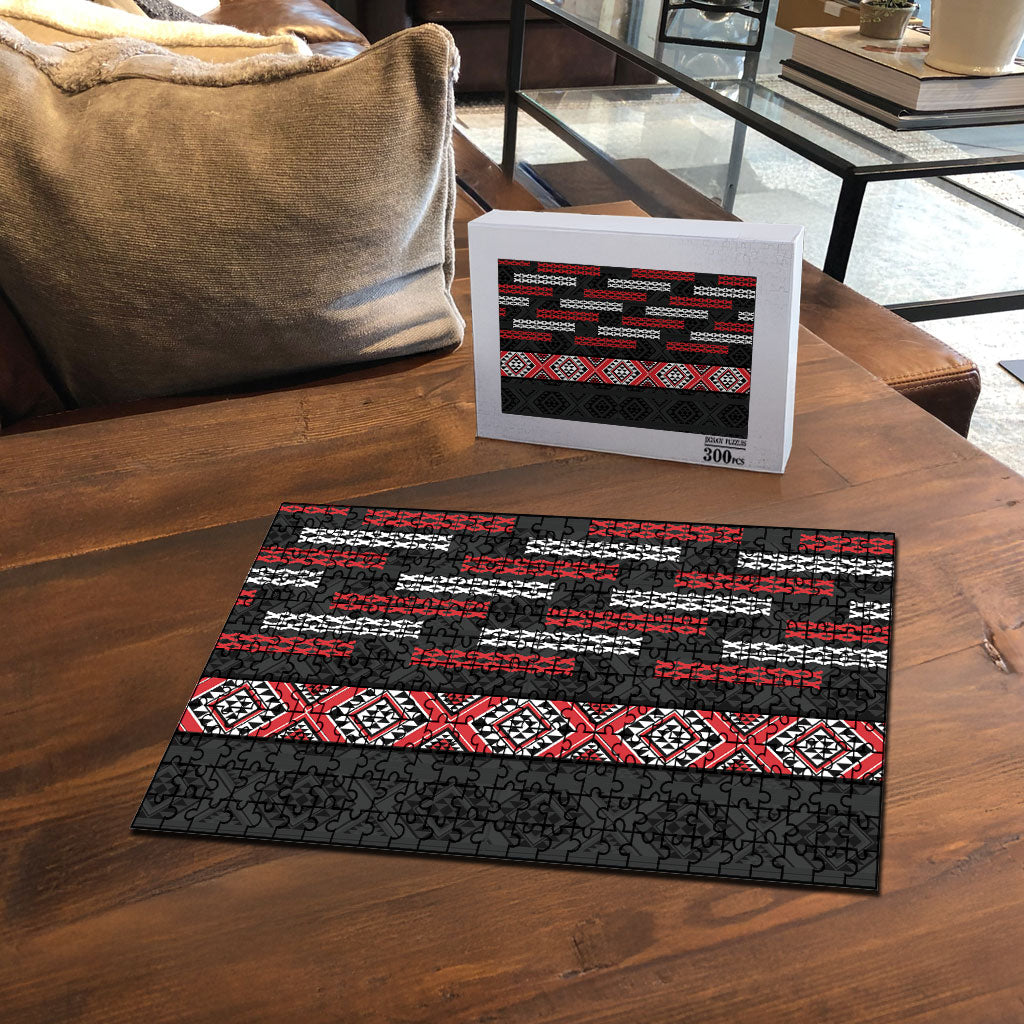 Roimata Toroa Maori Taniko Inspired New Zealand Puzzle