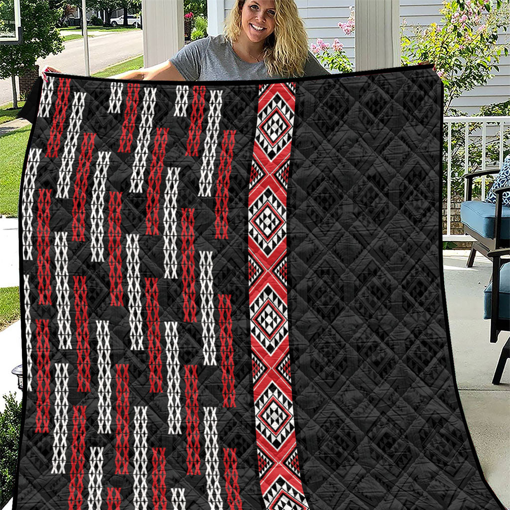 Roimata Toroa Maori Taniko Inspired New Zealand Quilt