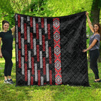 Roimata Toroa Maori Taniko Inspired New Zealand Quilt