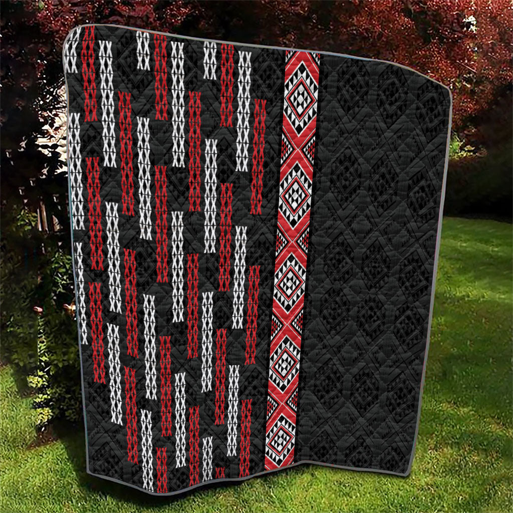 Roimata Toroa Maori Taniko Inspired New Zealand Quilt