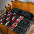 Roimata Toroa Maori Taniko Inspired New Zealand Quilt Bed Set