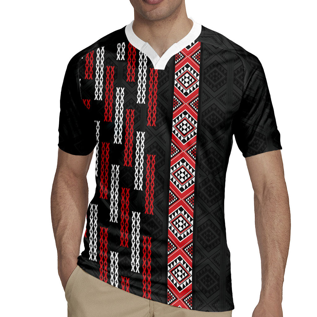 Roimata Toroa Maori Taniko Inspired New Zealand Rugby Jersey